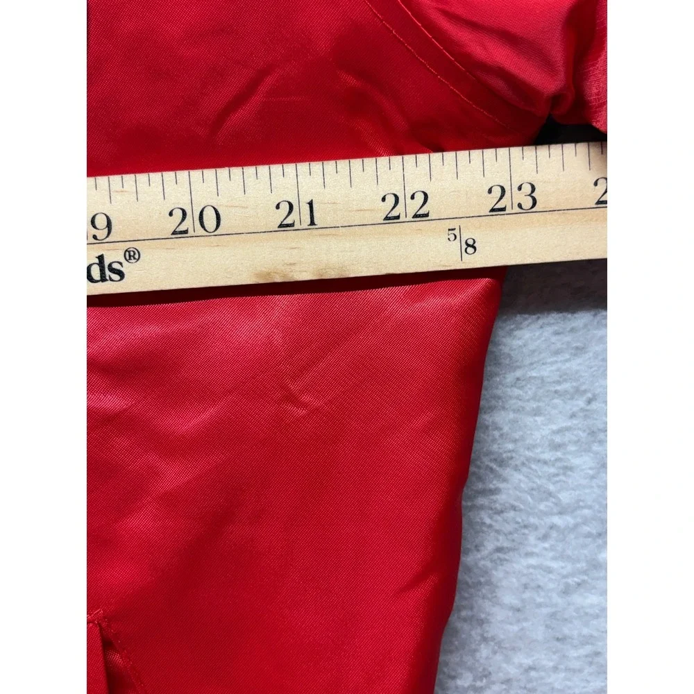 Looney Tunes Taz Red Satin Bomber Jacket Aint No Saint Tazmanian Devil Large